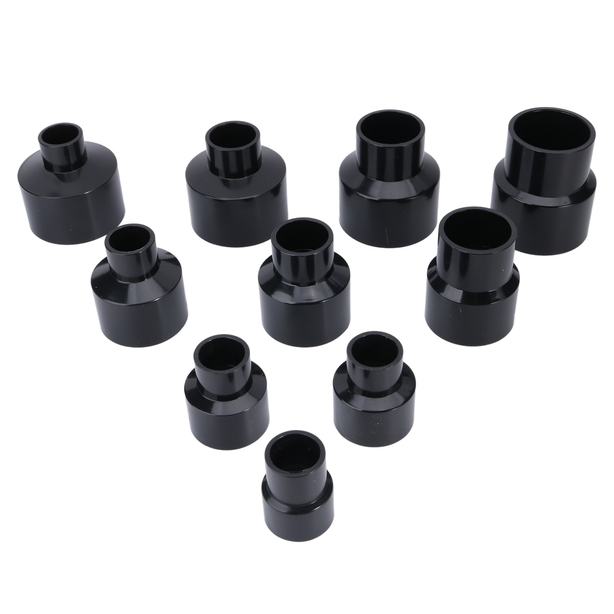 Aquarium Planet - 20/25/32/40/50mm Black UPVC Reducing Pipe Connector