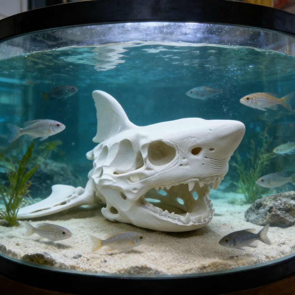 Aquarium Sand White - 3D Printing Shark Skull Skeleton Cosplay