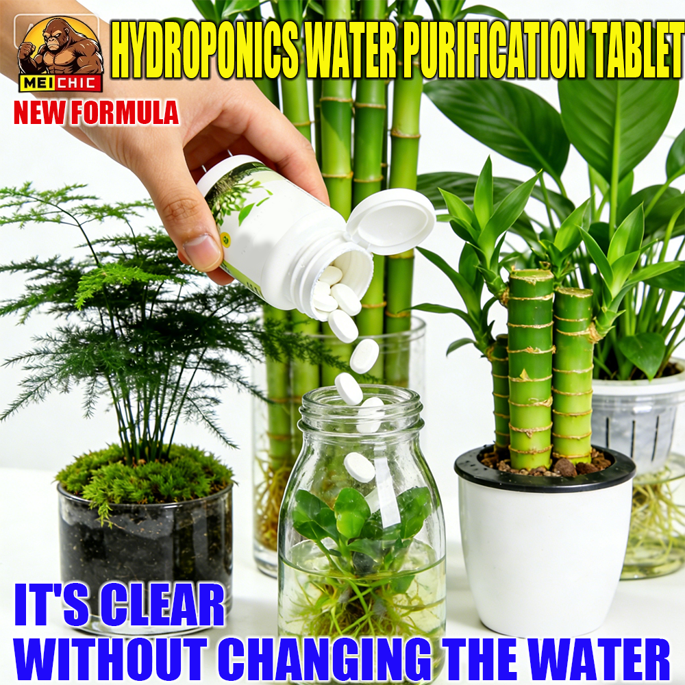 Aquarium Plant Liquid Fertilizer - Water Purification Tablets for Hydroponic Plants