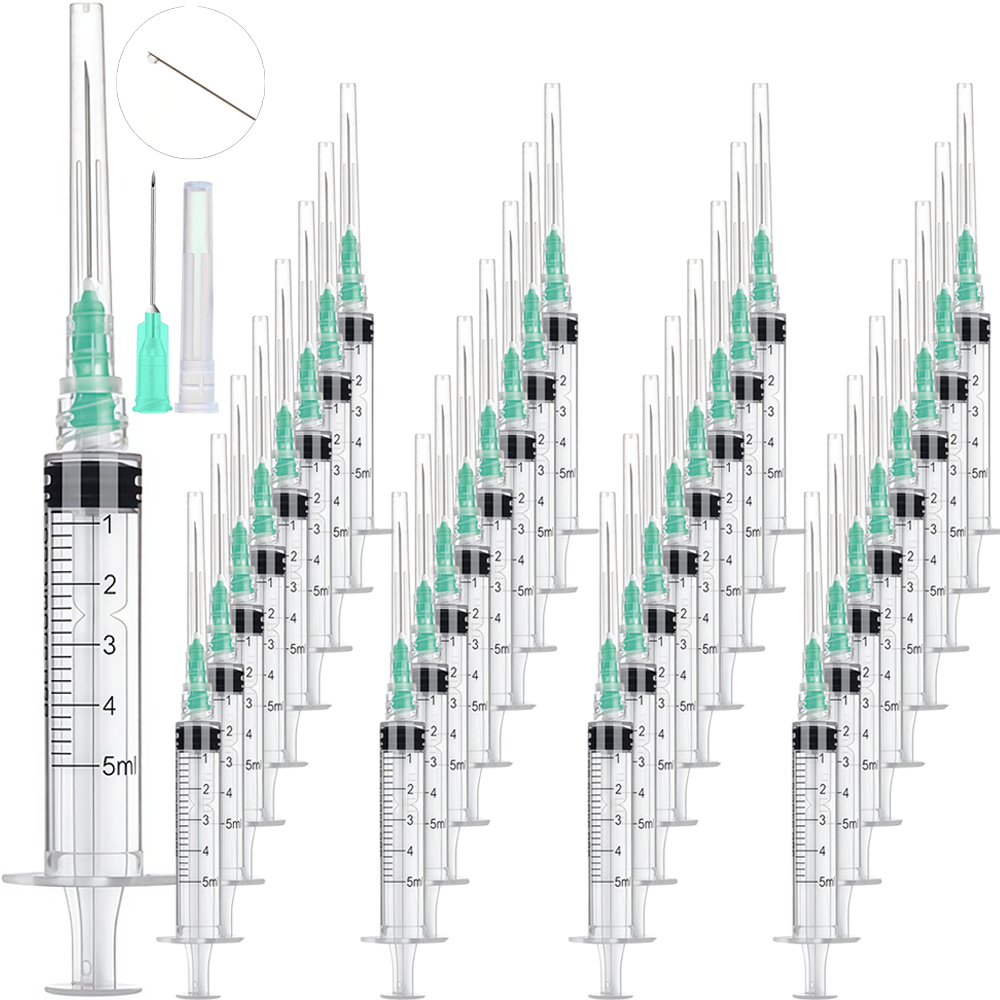 Aquarium Planted Plants - 50 Pieces of 5ml Luer-Lock Syringes,