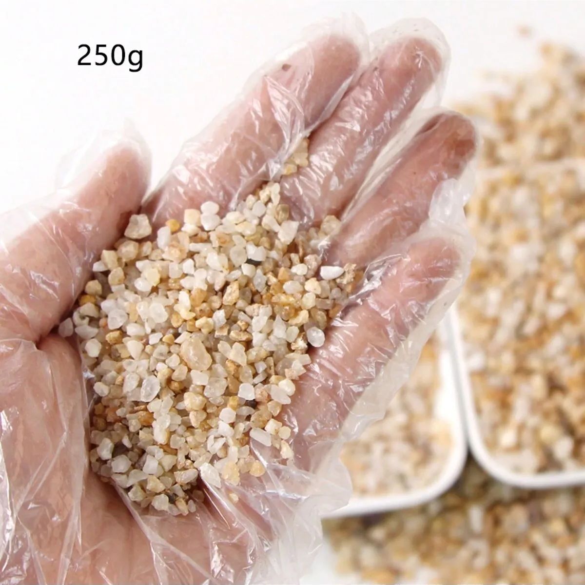 1pc-250g Natural Crystals Grav - Aquarium Sand White incelemesi ve fiyatı