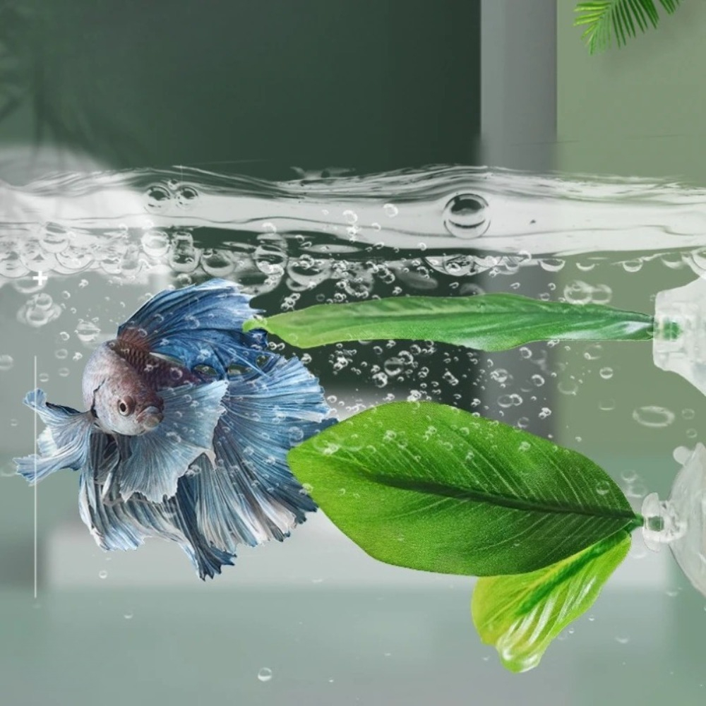 Lotus leaf Betta Fish Hammock  - Planted Aquarium Aquascape incelemesi ve fiyatı