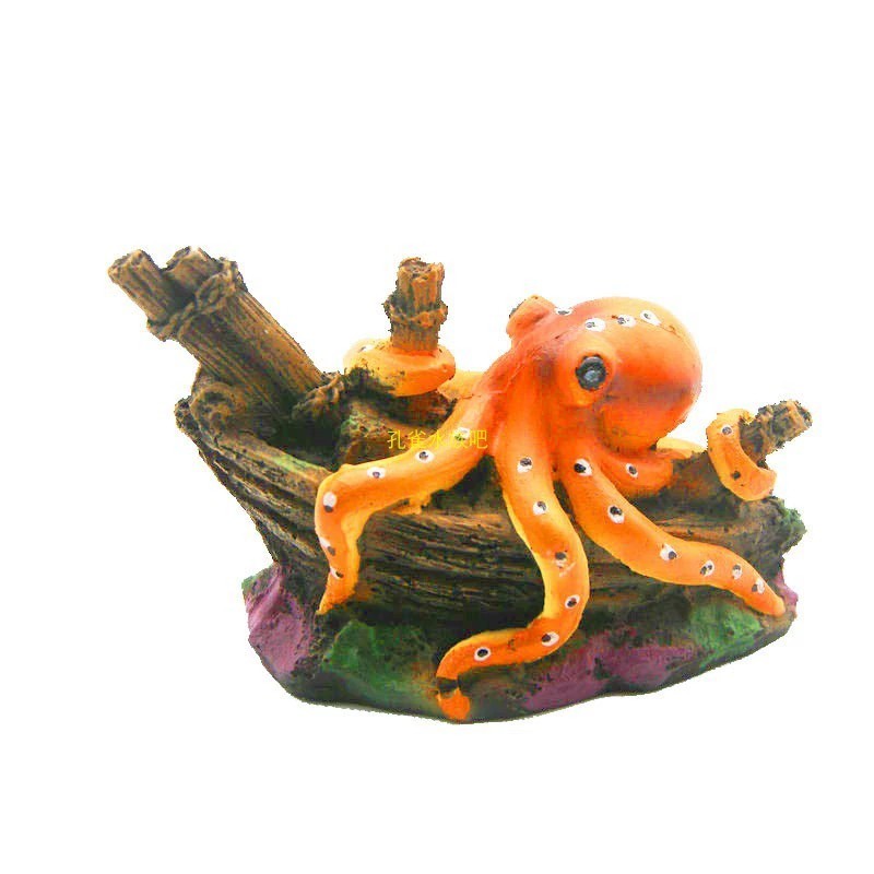 Resin Octopus Statue Ornaments - Aquarium Sand White incelemesi ve fiyatı