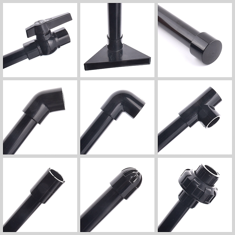 20-50mm Black UPVC Pipe Connec - Planted Aquarium Youtube incelemesi ve fiyatı