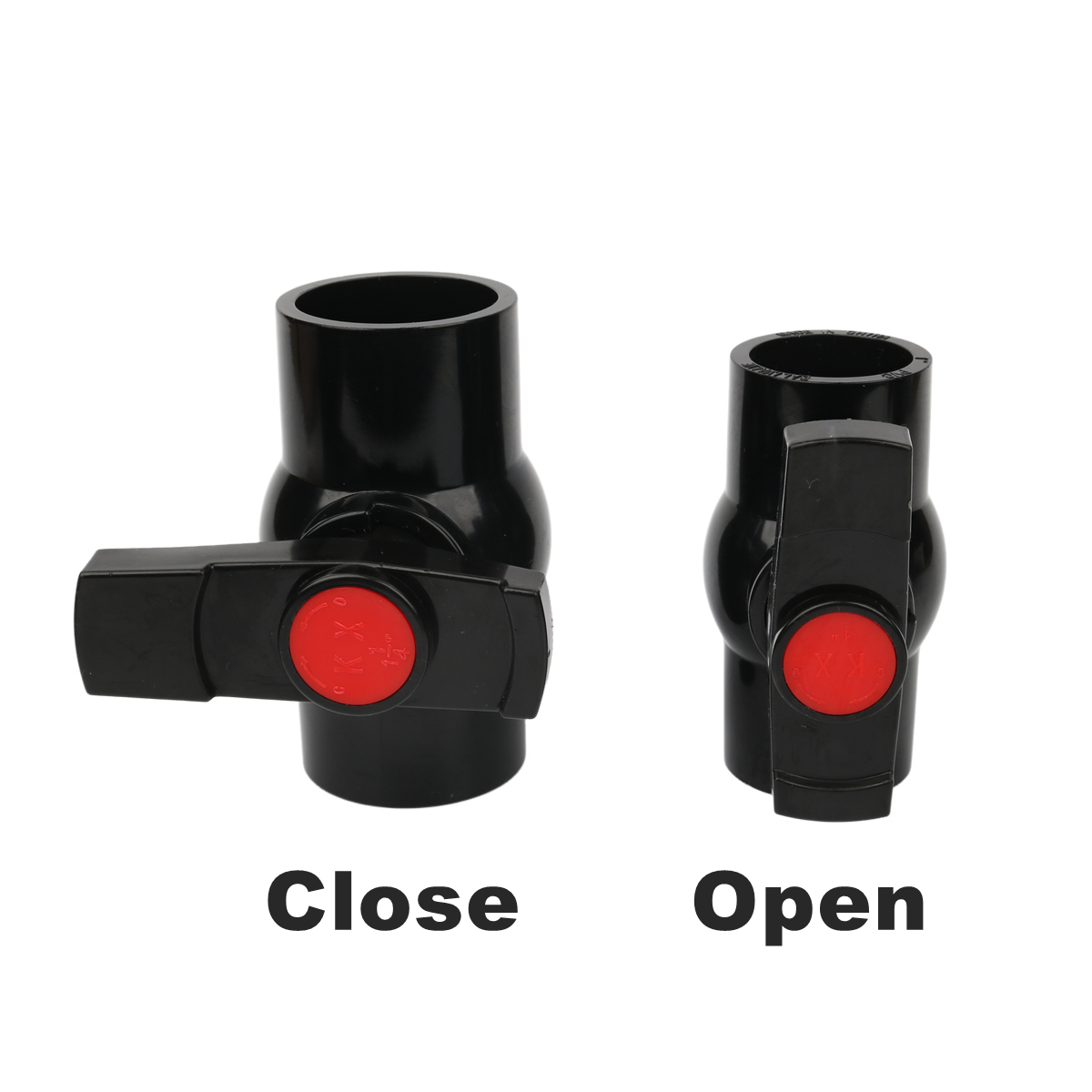 1pc 20/25/32/40/50mm Black PVC - Aquarium Planet incelemesi ve fiyatı