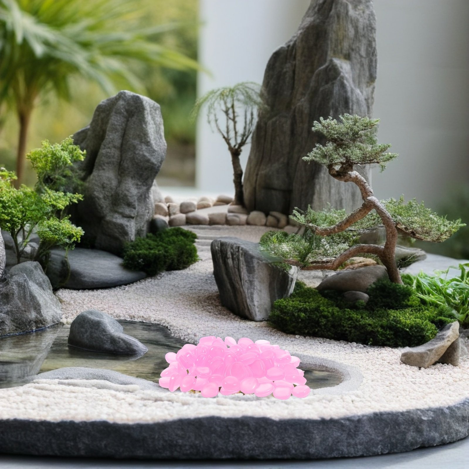 400Pcs Glowing Pebbles Violet  - Aquarium Plant Violet incelemesi ve fiyatı