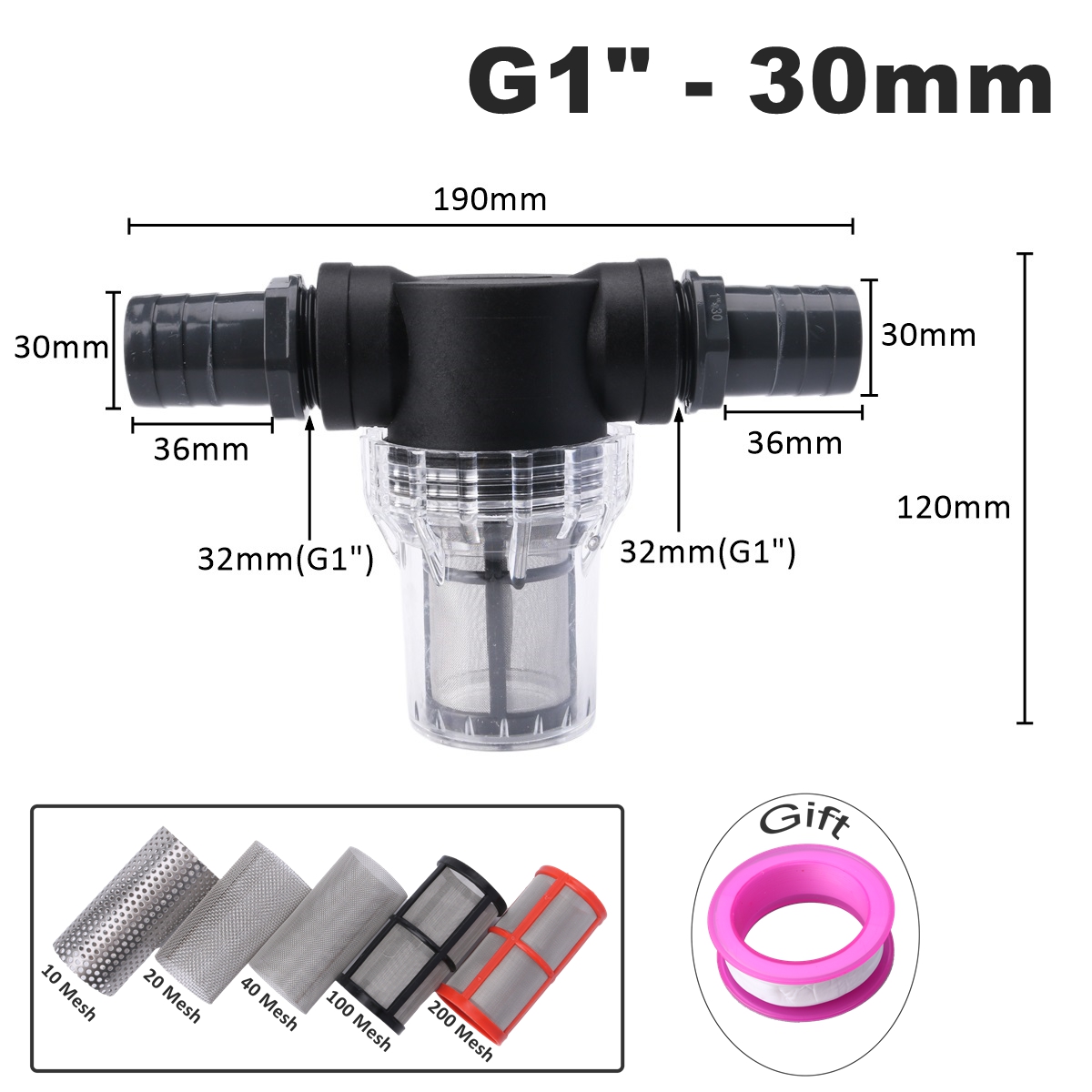 8~30mm PVC Pagoda joint Inlet  - Aquarium Planet incelemesi ve fiyatı
