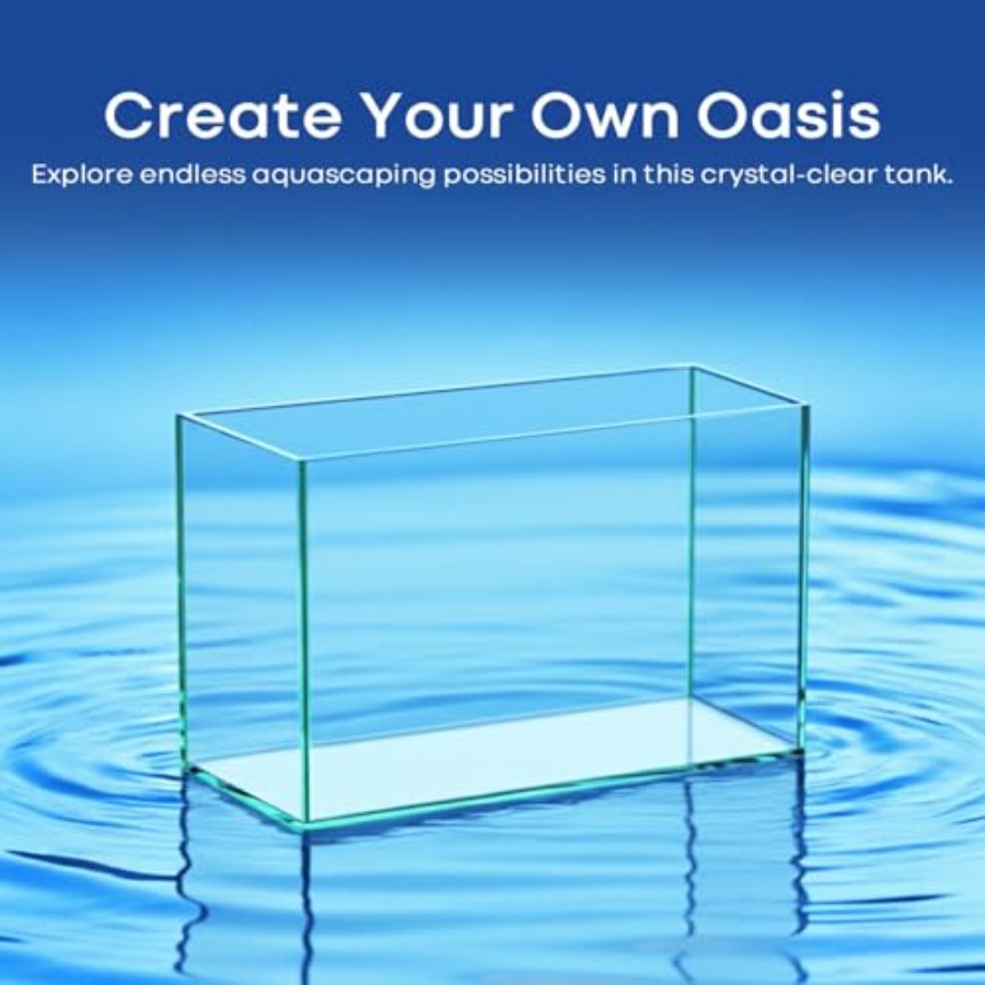 Glass Fish Tank Open-Back Lid  - Planted Aquarium For Betta incelemesi ve fiyatı