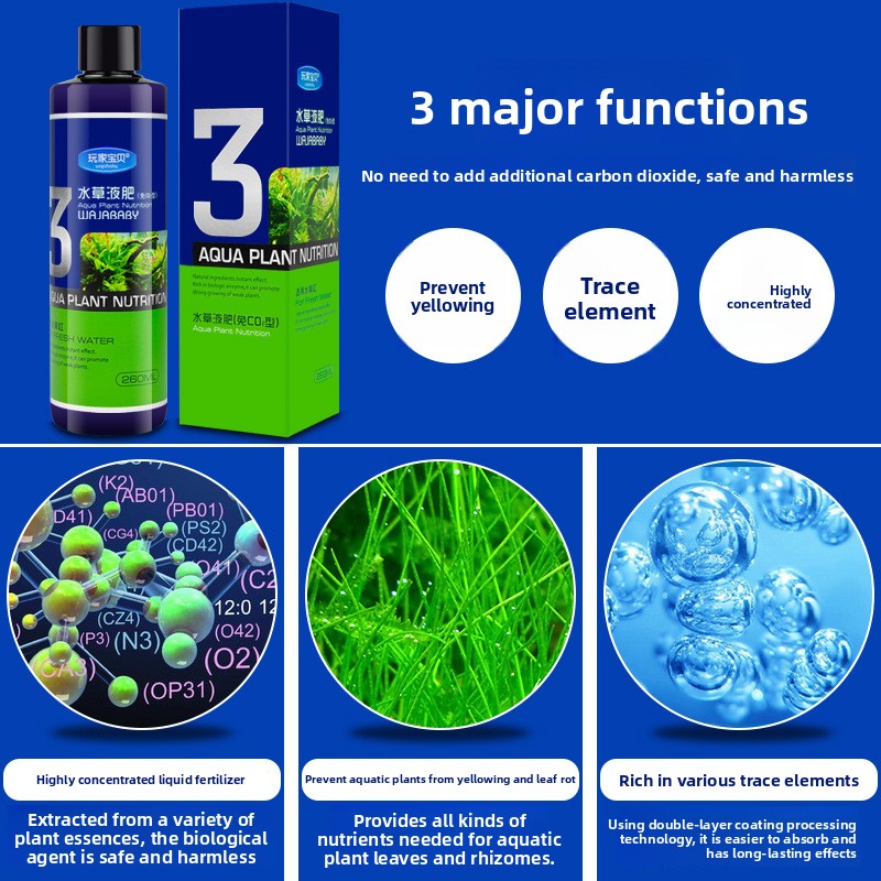 WAJABABY Liquid Aquarium Plant - Aquarium Plant Liquid Fertilizer incelemesi ve fiyatı