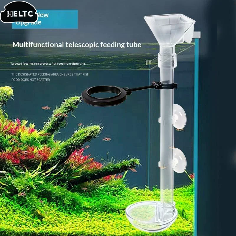 Telescopic Fish Tank Feeding T - Planted Aquarium Youtube incelemesi ve fiyatı