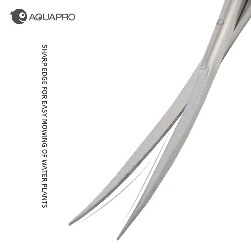 Stainless Steel Curved Straigh - Planted Aquarium Aquascape incelemesi ve fiyatı