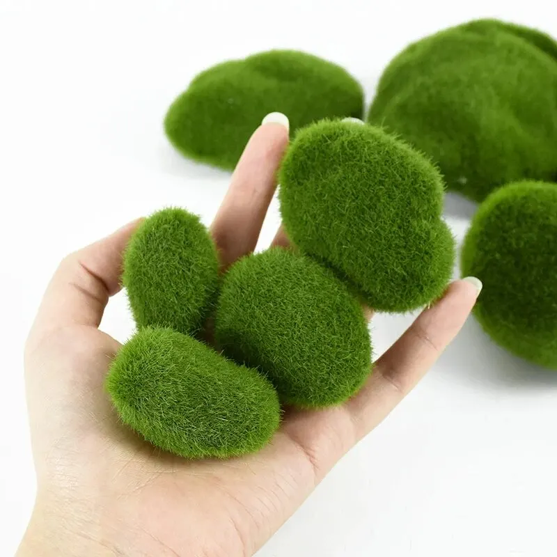 10Pcs Simulation Moss Stone Ar - Aquarium Sand White incelemesi ve fiyatı