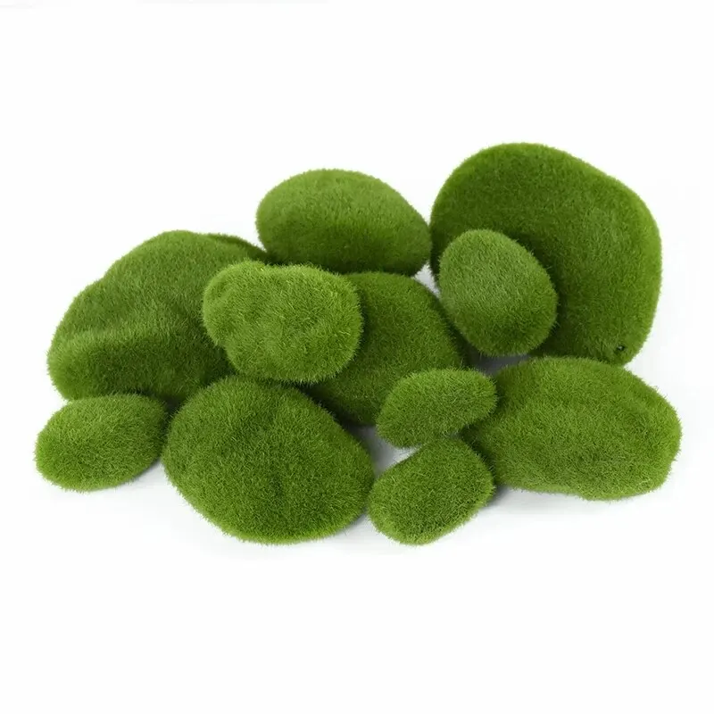 10Pcs Simulation Moss Stone Ar - Aquarium Sand White incelemesi ve fiyatı
