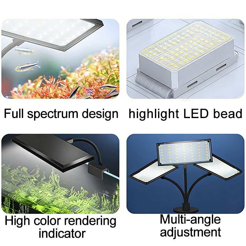 LED Fish Tank Light with Adjus - Planted Aquarium Freshwater incelemesi ve fiyatı