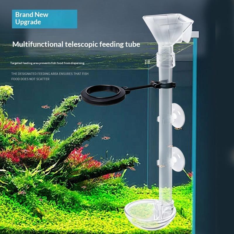Telescopic Fish Tank Feeding T - Planted Aquarium Youtube incelemesi ve fiyatı