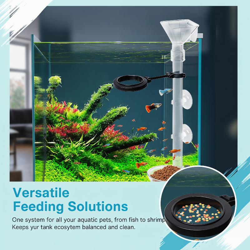 Telescopic Fish Tank Feeding T - Planted Aquarium Youtube incelemesi ve fiyatı