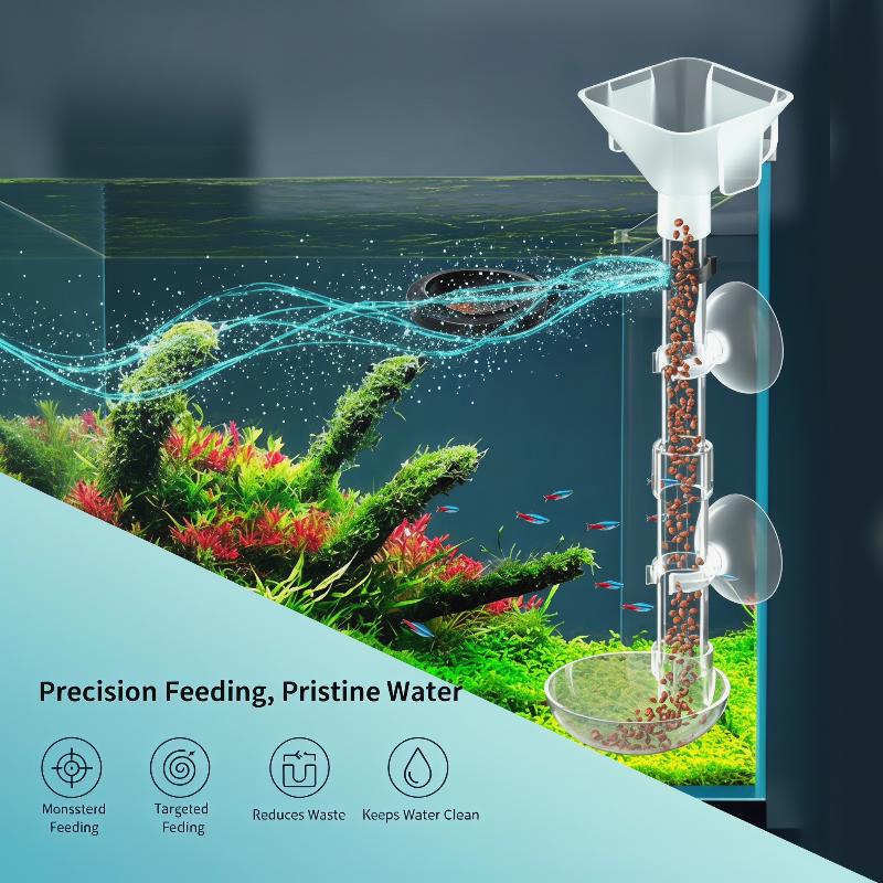 Telescopic Fish Tank Feeding T - Planted Aquarium Youtube incelemesi ve fiyatı