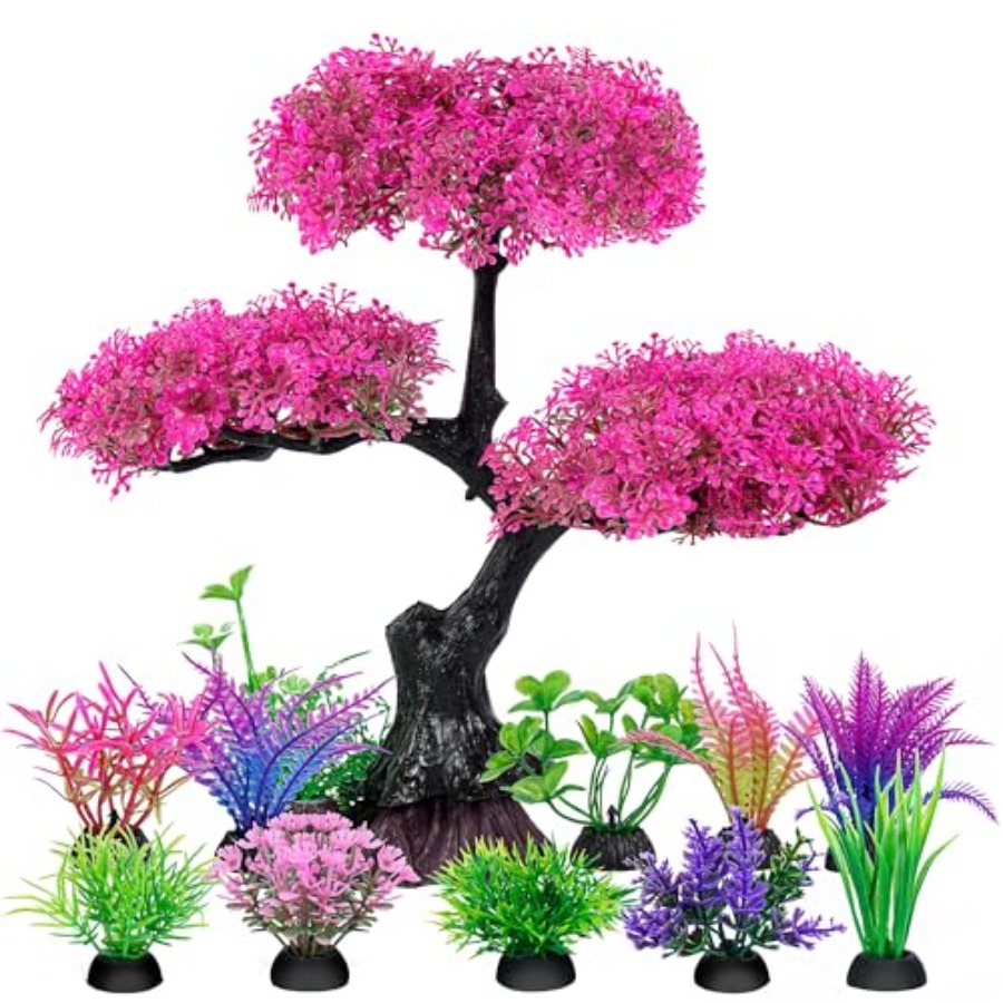 Aquarium Artificial Plastic Pl - Planted Aquarium For Betta incelemesi ve fiyatı
