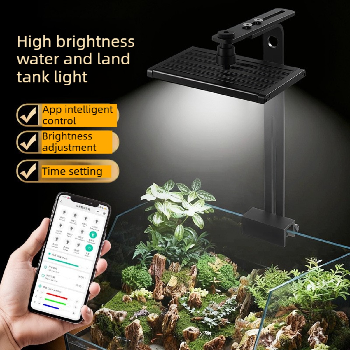 Dimmable LED Aquarium Light wi - Planted Aquarium Freshwater incelemesi ve fiyatı