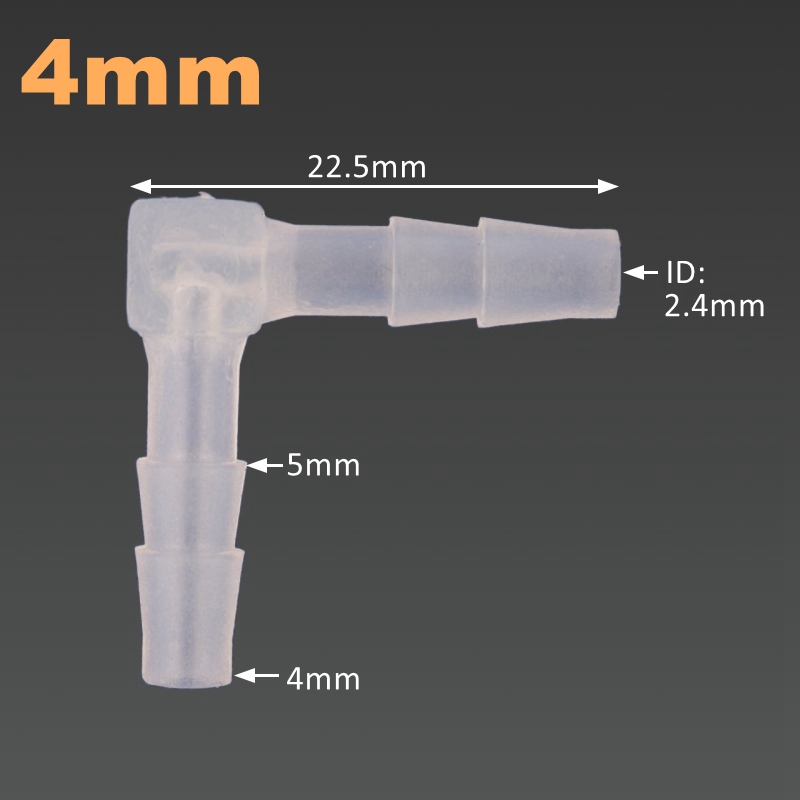 5~200pcs 4~20mm PP Elbow Conne - Aquarium Planet incelemesi ve fiyatı