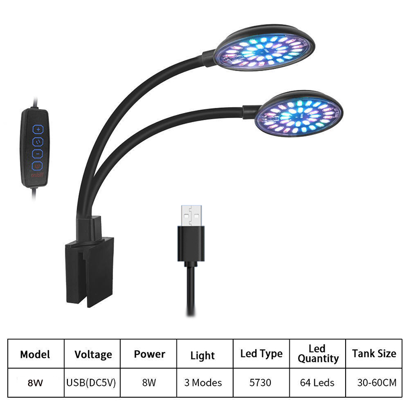 USB Aquarium LED Light Fish Ta - Aquarium Plant Light incelemesi ve fiyatı