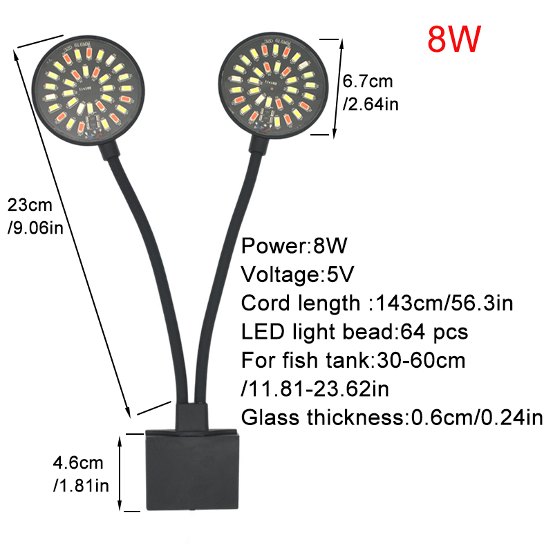 USB Aquarium LED Light Fish Ta - Aquarium Plant Light incelemesi ve fiyatı