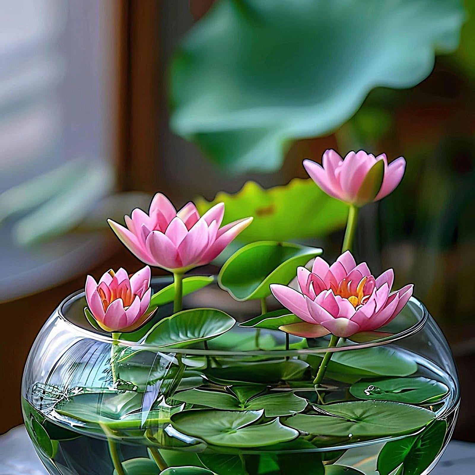 Fish Glass Bowl Glass Large Hy - Aquarium Planted Plants incelemesi ve fiyatı