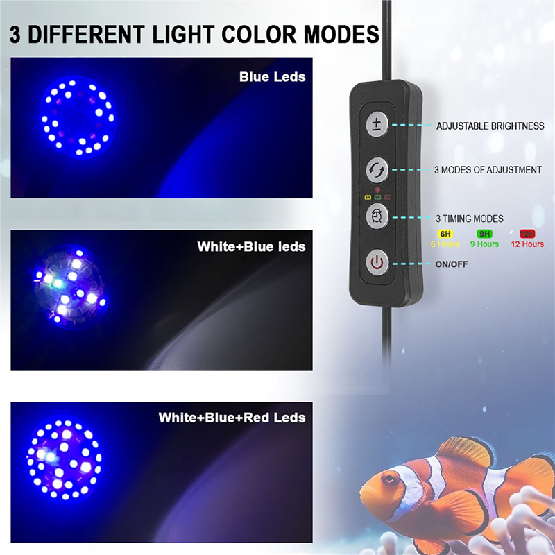 30W Aquarium Fish Tank Sea Wat - Aquarium Plant Light incelemesi ve fiyatı
