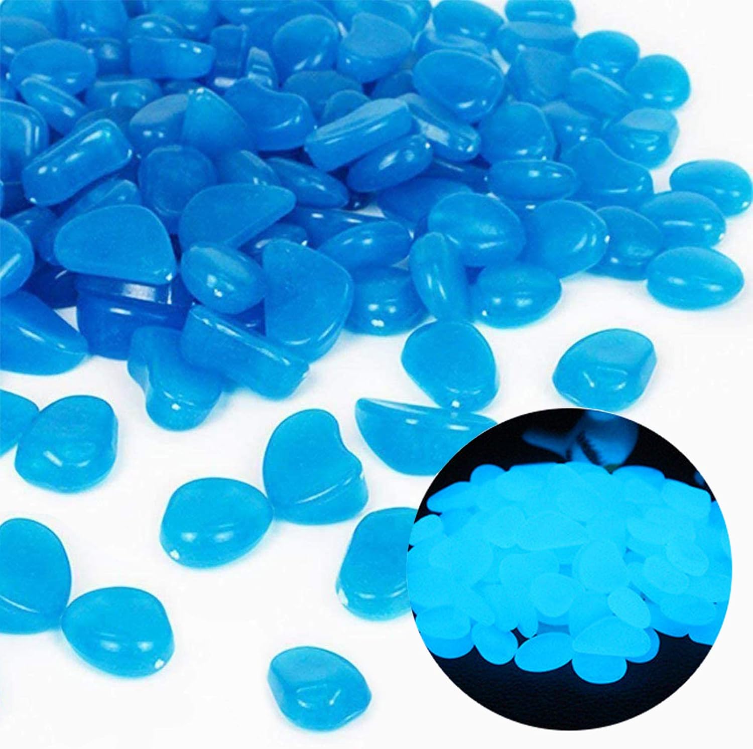 Fish Tank Rocks Glow Blue Pebb - Aquarium Planted Plants incelemesi ve fiyatı