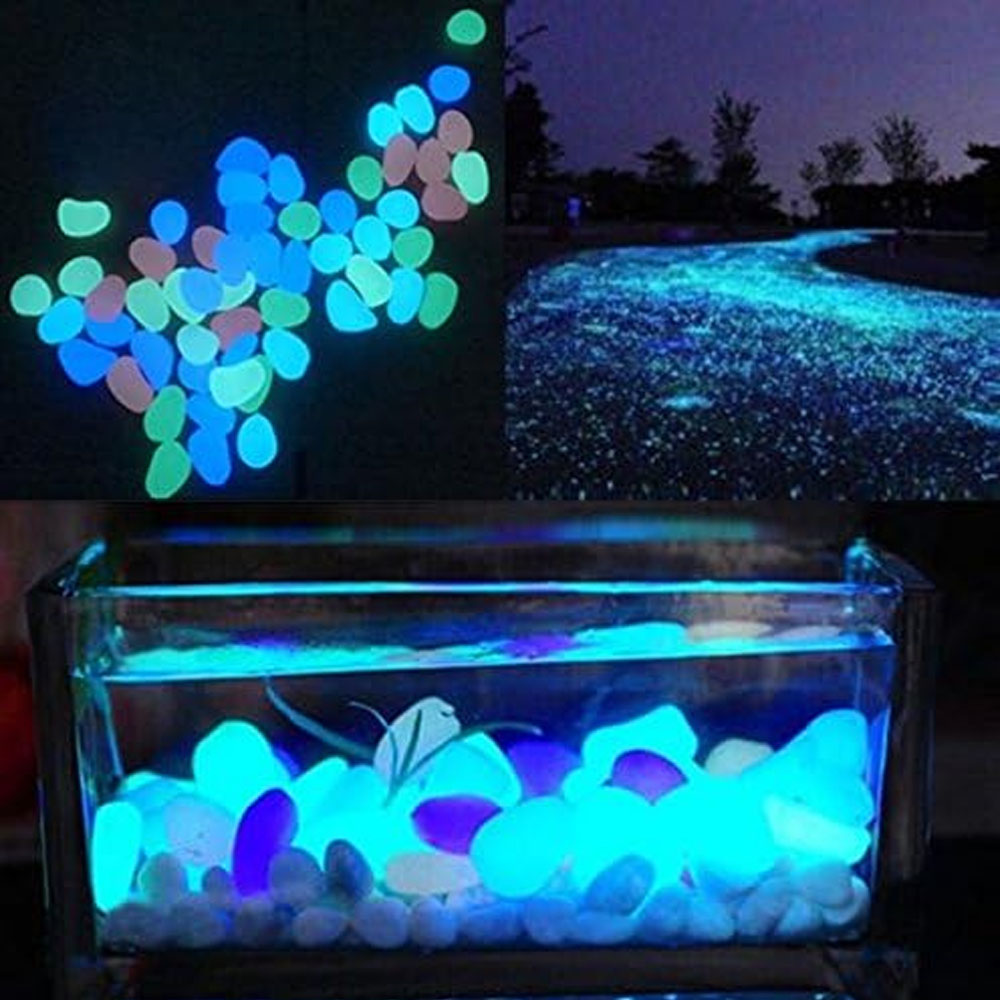 Fish Tank Rocks Glow Blue Pebb - Aquarium Planted Plants incelemesi ve fiyatı