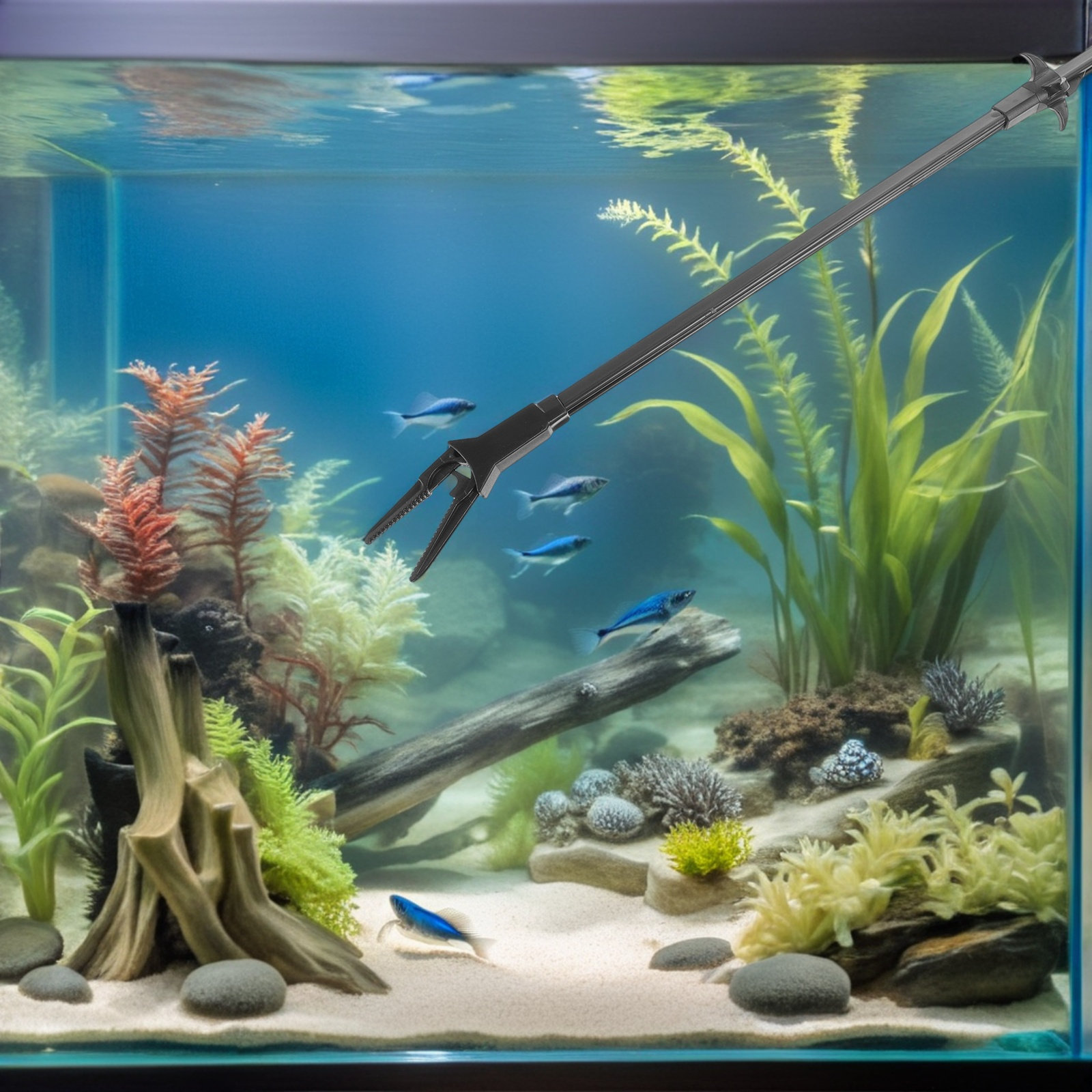 3Pcs Fish Tank Tongs 19.7inch  - Planted Aquarium Aquascape incelemesi ve fiyatı