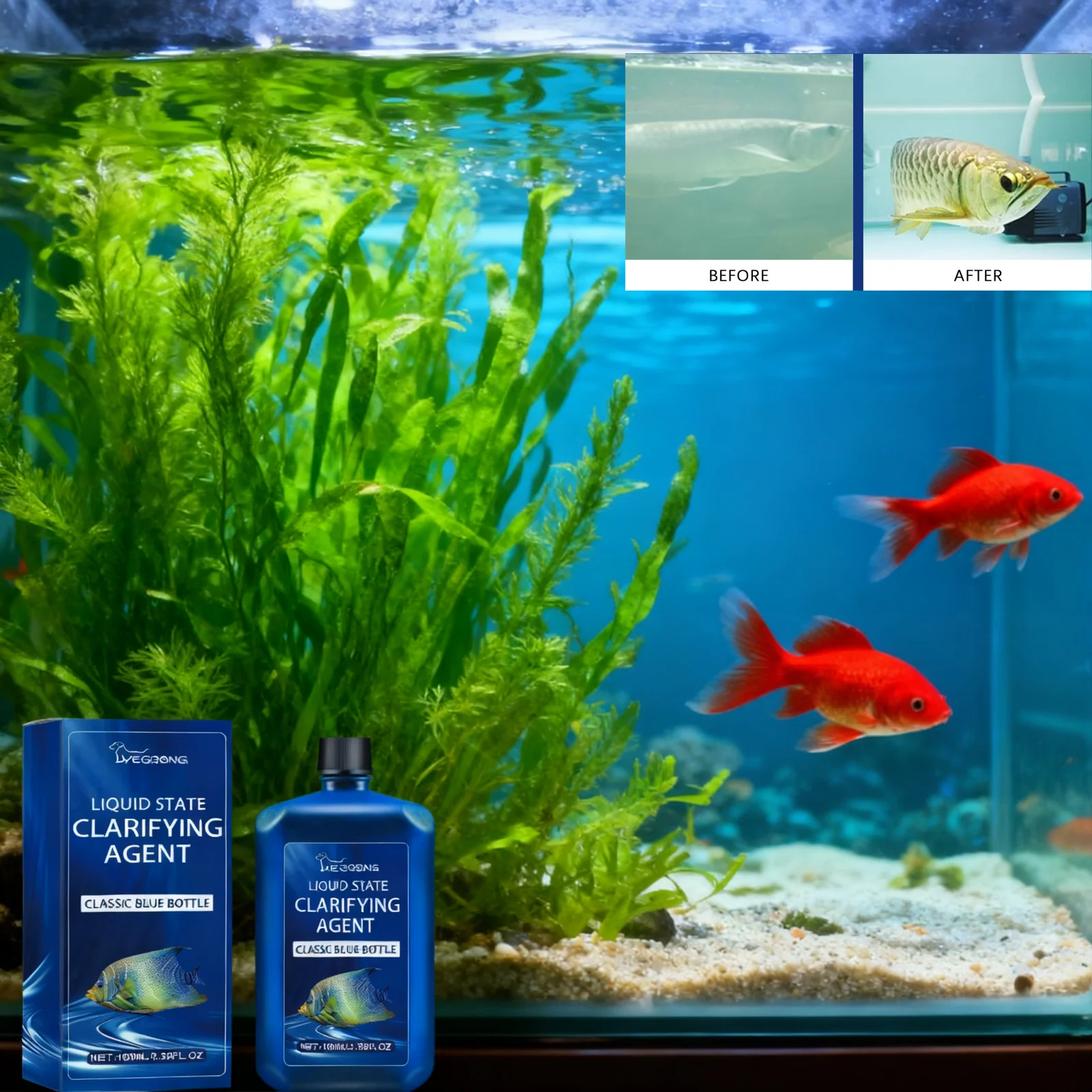Aquarium Water Clarifier Fish  - Aquarium Plant Liquid Fertilizer incelemesi ve fiyatı