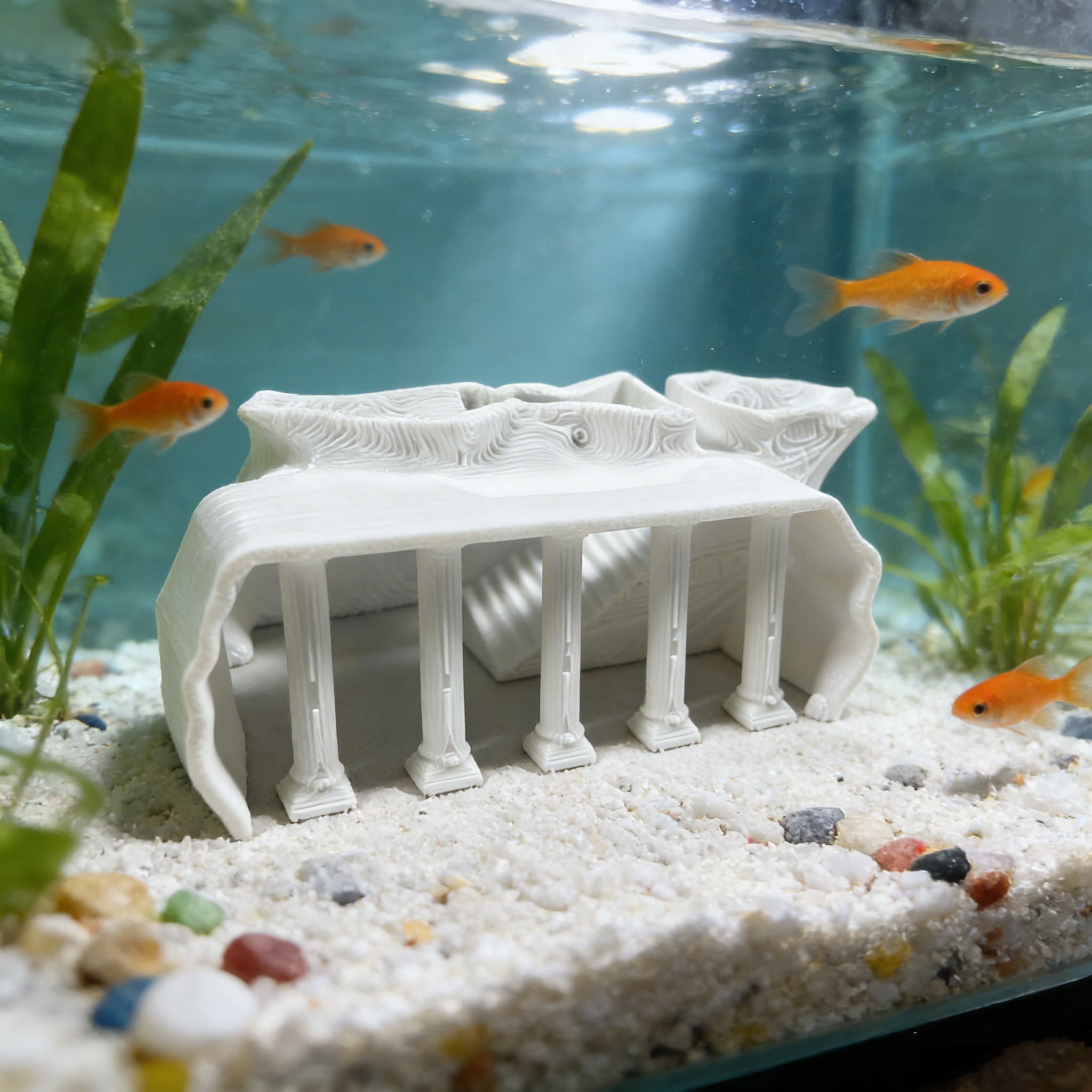 3D Castle Aquarium Decoration, - Aquarium Sand White incelemesi ve fiyatı