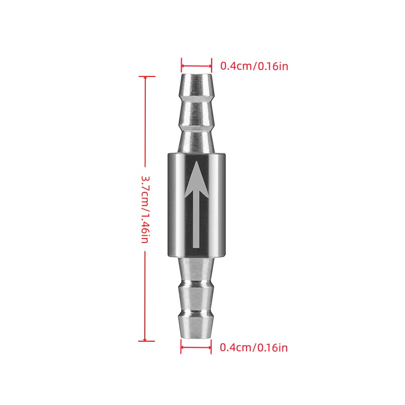 1pc 4mm Stainless Steel Aquari - Glass Co2 Drop Checker incelemesi ve fiyatı