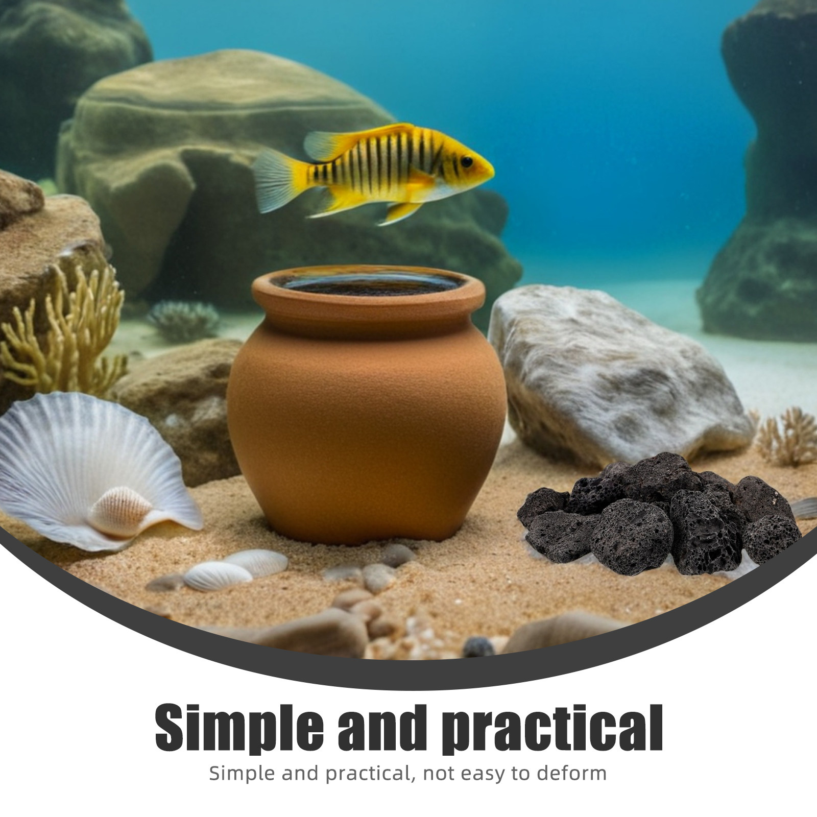 1Pack Natural Volcanic Stones  - Aquarium Planted Plants incelemesi ve fiyatı