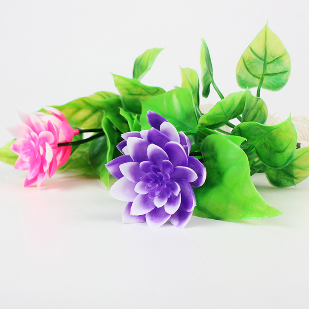 3Pcs Realistic Lotus Aquarium  - Planted Aquarium Freshwater incelemesi ve fiyatı