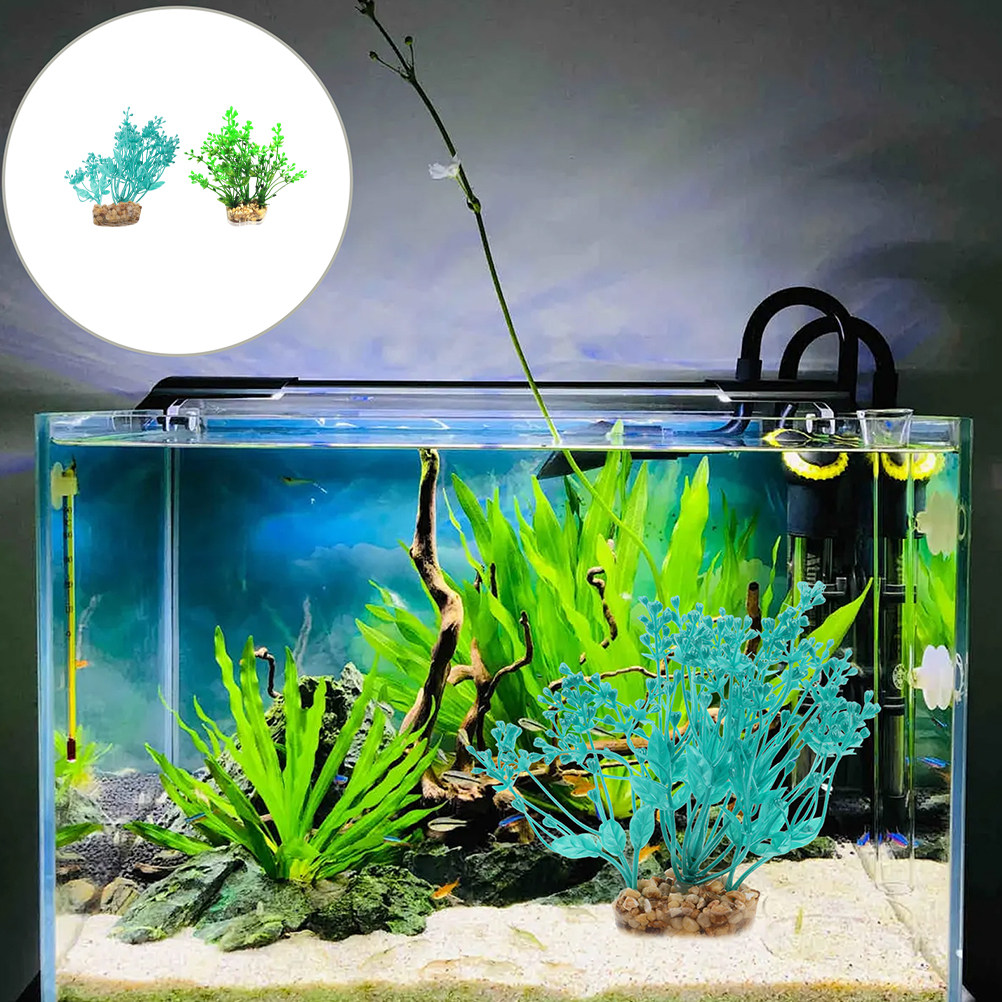 2Pcs Realistic Plastic Aquariu - Planted Aquarium For Betta incelemesi ve fiyatı