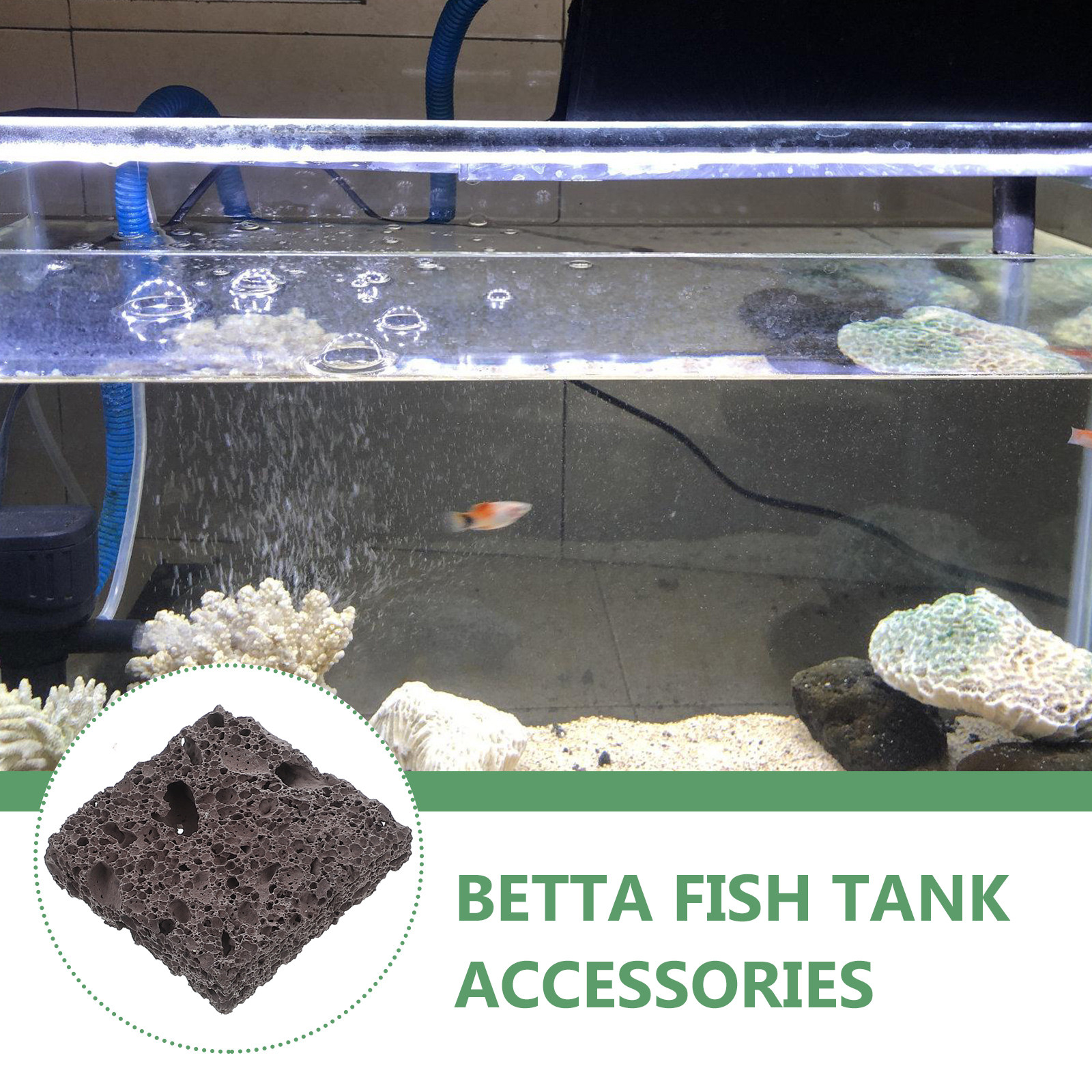 3Pcs Natural Aquarium Rocks Vo - Planted Aquarium For Betta incelemesi ve fiyatı