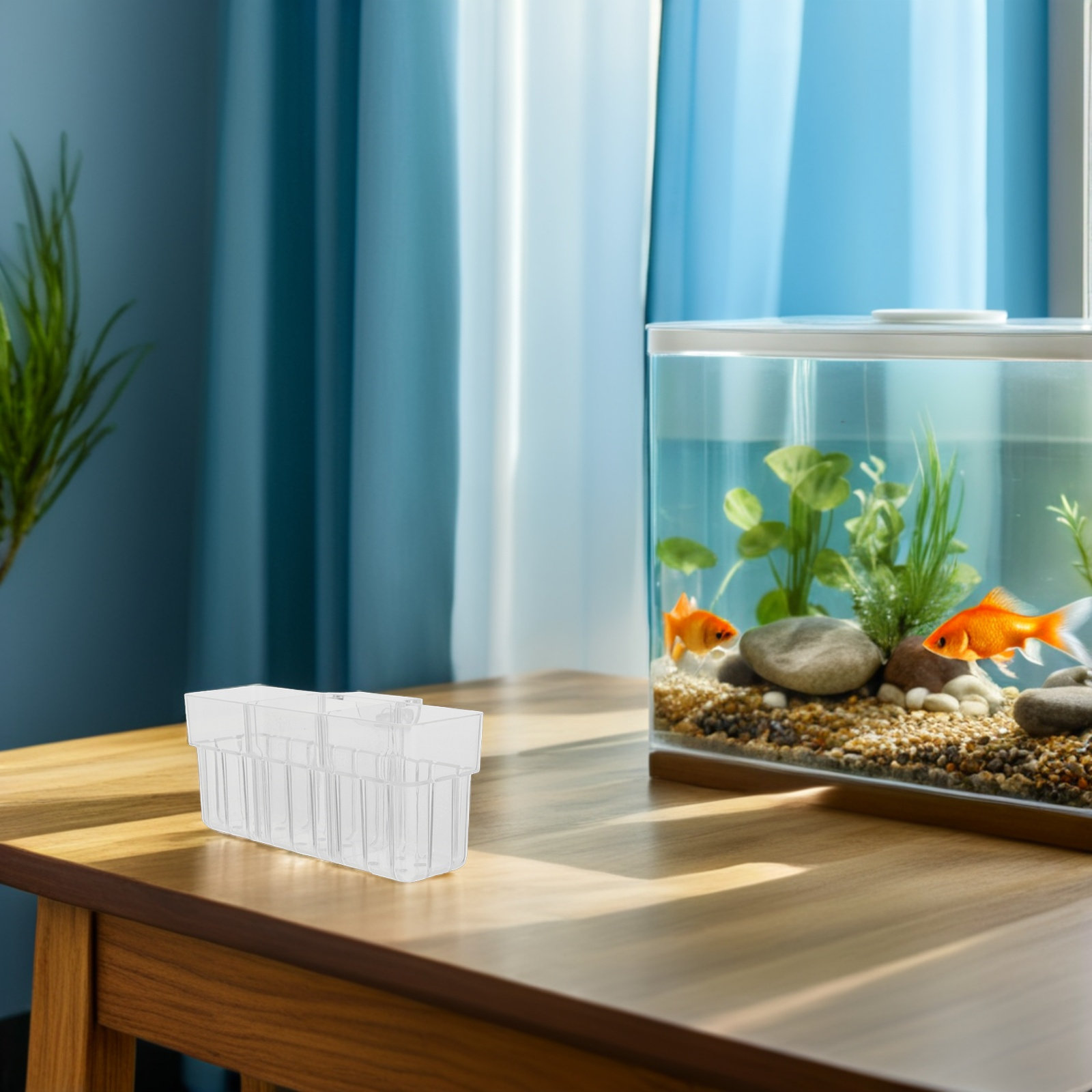 2Pcs Clear Hanging Aquarium Hy - Aquarium Planted Plants incelemesi ve fiyatı
